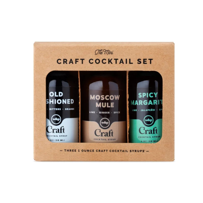 Craft Cocktail Syrup Set | W&p - 1oz - Pantry - Bar Syrups -