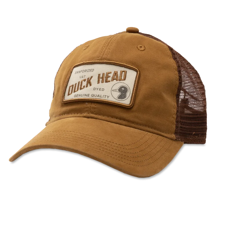 Sanforized Trucker Hat | Duck Head - Gold - Accessories