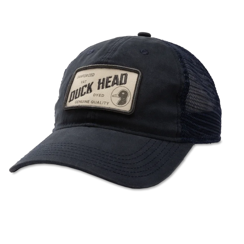 Sanforized Trucker Hat | Duck Head - Navy - Accessories